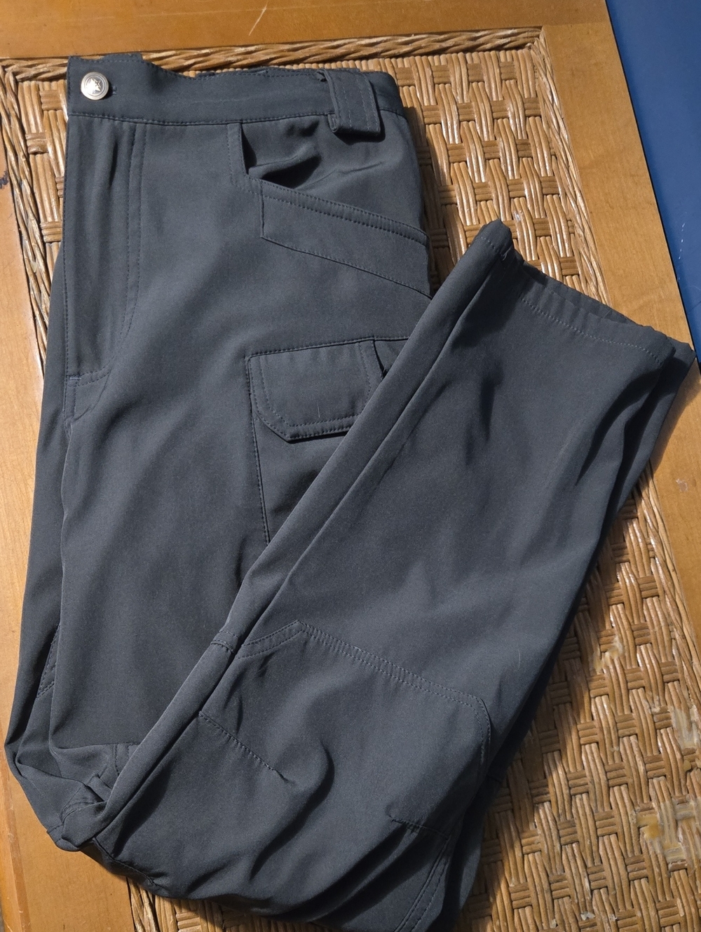 Womens Dark Gray Utility Pants - Stretch Workwear